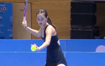 Xem 'chị em pickleball' gốc Việt Alix và Jonathan Trương thăng hoa tại PPA Tour Asia 2025