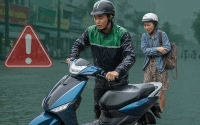 Chủ xe điện chú ý: Đừng bật khóa, đừng sạc pin nếu xe bị ngập nước mà hãy...