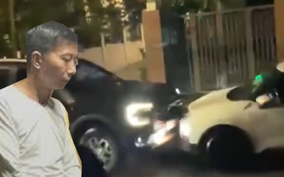 Tạm giữ tài xế say rượu lái xe ngược chiều, húc taxi và hành hung người ở Quảng Trị