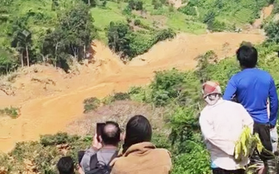 Vụ sạt lở núi ở Đà Nẵng: 3 người dân vẫn đang mất tích