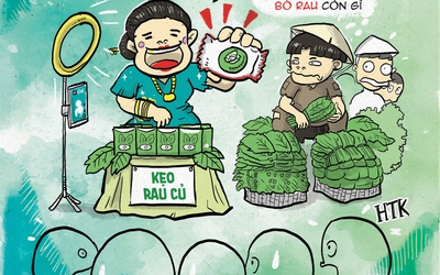 Giá rau củ tăng 50%, làm viên kẹo rau tăng chất... xanh cũng được