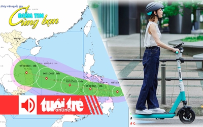 Điểm tin cùng bạn 8h: Bão Kalmaegi có thể mạnh tới cấp 14; Nhật tăng giám sát an toàn xe điện 2 bánh