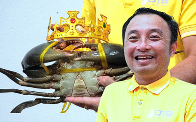 ‘Vua cua’ Cà Mau nặng hơn 1,8kg được đề nghị xác lập kỷ lục Việt Nam