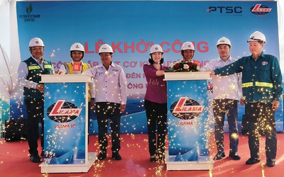 Lắp đặt cơ khí tuyến ống bờ của Dự án đường ống dẫn khí Lô B - Ô Môn