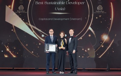 CapitaLand Development được ghi nhận là nhà phát triển bất động sản bền vững xuất sắc