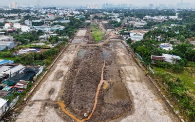 2,7km vành đai 2 TP.HCM dọn mặt bằng, sẵn sàng thi công lại sau nghị quyết tháo gỡ của Chính phủ