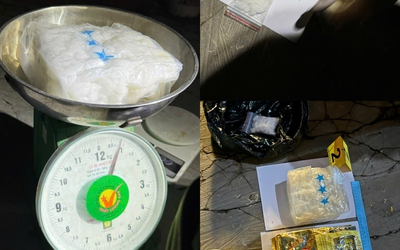Chưa kịp giao hàng, cảnh sát Kiên Giang bắt quả tang hơn 1kg ma túy