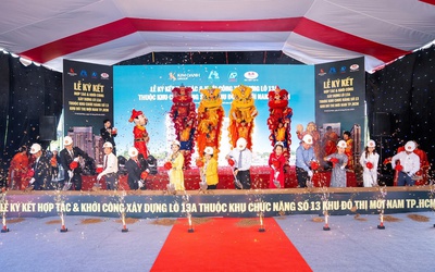 Khởi công xây dựng lô 13A đô thị mới Nam TP.HCM