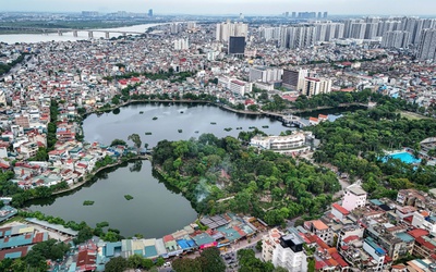 Bên trong công viên Tuổi Trẻ Thủ đô xuống cấp trầm trọng