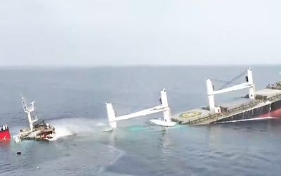 Houthi tung video phóng tên lửa đánh chìm tàu hàng trên Biển Đỏ