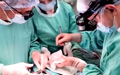 Video bác sĩ ở Kiev lái xe chở quả tim xuyên bom đạn, kịp cấy ghép cứu sống bé gái