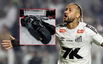 Neymar chi gần 40 tỉ đồng tậu xế Batmobile của Batman nhưng không được lái ra đường