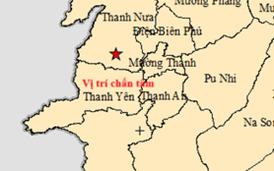 Động đất mạnh 3 độ tại Điện Biên