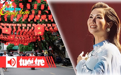Điểm tin 18h: Hà Nội rực đỏ phố phường; Nhạc yêu nước bùng nổ dịp Quốc khánh