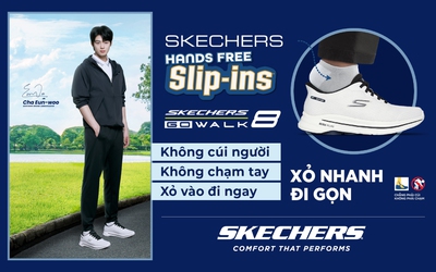 Skechers GOWalk 8 đồng hành mọi hành trình, êm ái từng bước chân