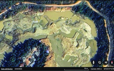 Đất hiếm vẩn đục dòng Mekong