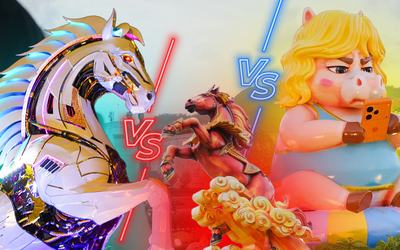 Linh vật ngựa rần rần lộ diện, theo bạn tác phẩm nào độc đáo nhất?