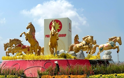 An Giang làm đại cảnh Mã đáo thành công được người dân ưa thích