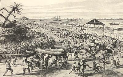 Múa lân sư rồng ở Sài Gòn cách đây một thế kỷ từng xuất hiện trên báo Pháp