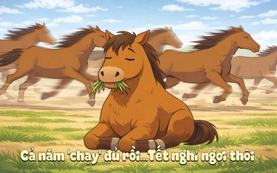 Cả năm chạy đủ rồi, Tết nghỉ ngơi thôi