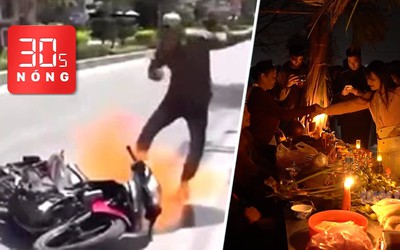Bản tin 30s Nóng: Bắt thanh niên đốt xe khi bị đo nồng độ cồn; Huyền bí chợ Âm dương lúc nửa đêm