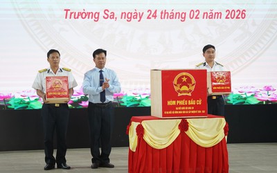 Đặc khu Trường Sa bầu cử sớm tại 21 khu vực bỏ phiếu