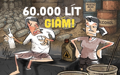 Ai đã 'được' ăn 60.000 lít giấm giả trên thị trường?