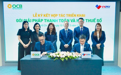 OCB và VNPAY bắt tay ‘mở lối’ cho hộ kinh doanh tiếp cận thuế số