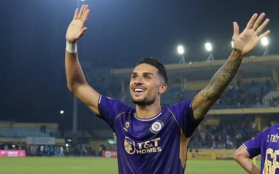 Đỗ Hoàng Hên kiến tạo giúp CLB Hà Nội thắng đậm Sông Lam Nghệ An