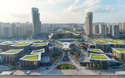 Ra mắt khu đô thị lấy cảm hứng từ rừng tre ở Thiên Tân