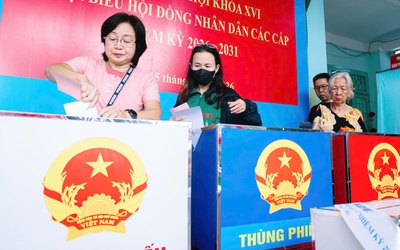 Hơn 9,4 triệu cử tri tại TP.HCM bỏ phiếu bầu cử, đạt tỉ lệ 99%
