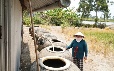 Xài tiết kiệm để không thiếu nước ngọt vào mùa khô
