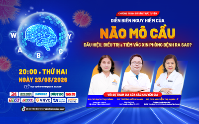 Trực tiếp: Talkshow diễn biến nguy hiểm của não mô cầu, phòng bệnh như thế nào?