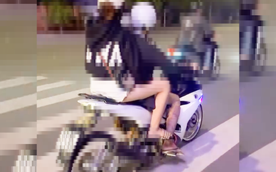 Thanh niên chạy xe không thắng, không gương chiếu hậu đăng video lên mạng câu view