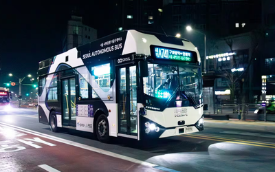 Hàn Quốc triển khai tuyến xe buýt tự hành hoàn toàn đầu tiên