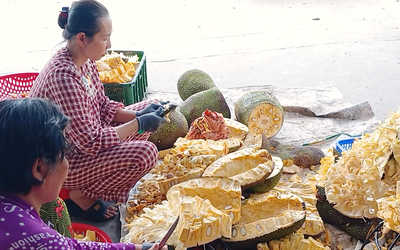 Mít Thái 2.000 đồng/kg thương lái vẫn không mua, nhà vườn tách múi bán lẻ mong gỡ vốn