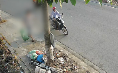 Phát hiện qua camera an ninh, 'phạt nguội' nhiều người vứt rác bừa bãi