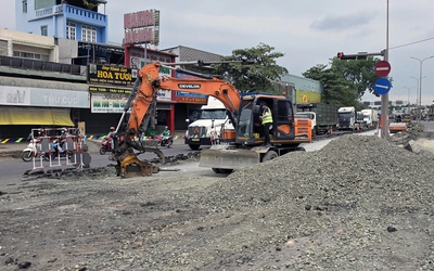 Rút ngắn thời gian sửa chữa quốc lộ 51, thi công cả ngày lẫn đêm