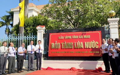 Ngắm công cụ trồng lúa xa xưa tại Bảo tàng Lúa nước vừa thành lập tại Cà Mau