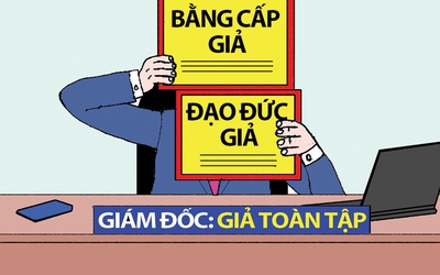 Giao diện của một giám đốc 'giả toàn tập'