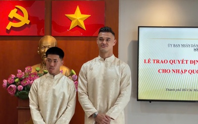 Hai cầu thủ Việt kiều Khoa Ngô và Lê Giang Patrik nhập quốc tịch Việt Nam