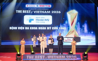 Hoàn Mỹ Cửu Long vào Top 10 Bệnh viện Tốt nhất Việt Nam 2026