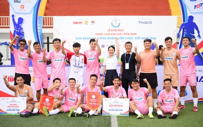 Giải bóng đá công nhân, viên chức Việt Nam 2026: Thành Thắng Thăng Long TP.HCM vô địch