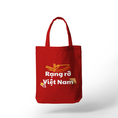 [T001] TÚI TOTE TUỔI TRẺ "RẠNG RỠ VIỆT NAM" - ĐỎ