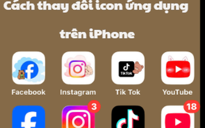 Cách thay đổi icon ứng dụng trên iPhone