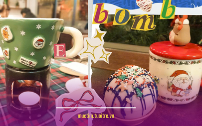 Ngọt ngào chocobomb mùa Giáng sinh