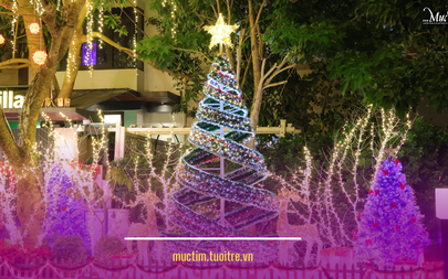 Tọa độ check-in Giáng sinh: khu biệt thự "phố nhà giàu" lên đèn lung linh
