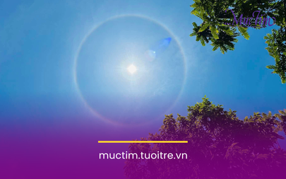 Lý giải hiện tượng lạ hào quang xung quanh mặt trời