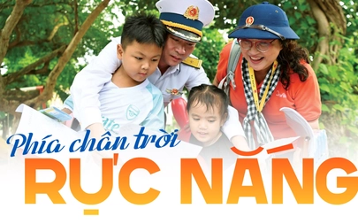 Ghi chép từ Trường Sa: Phía chân trời rực nắng