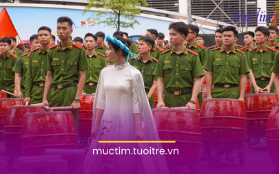 Chiêm ngưỡng các tiết mục tại sự kiện Vinh quang Công an nhân dân Việt Nam tại TP.HCM